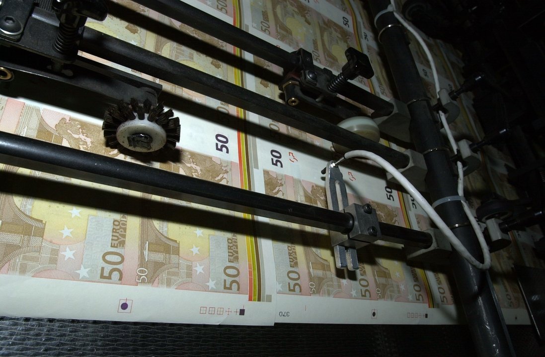 Archivo - Fabricación De Billetes De Euros En La Fábrica Nacional De Moneda Y Timbre