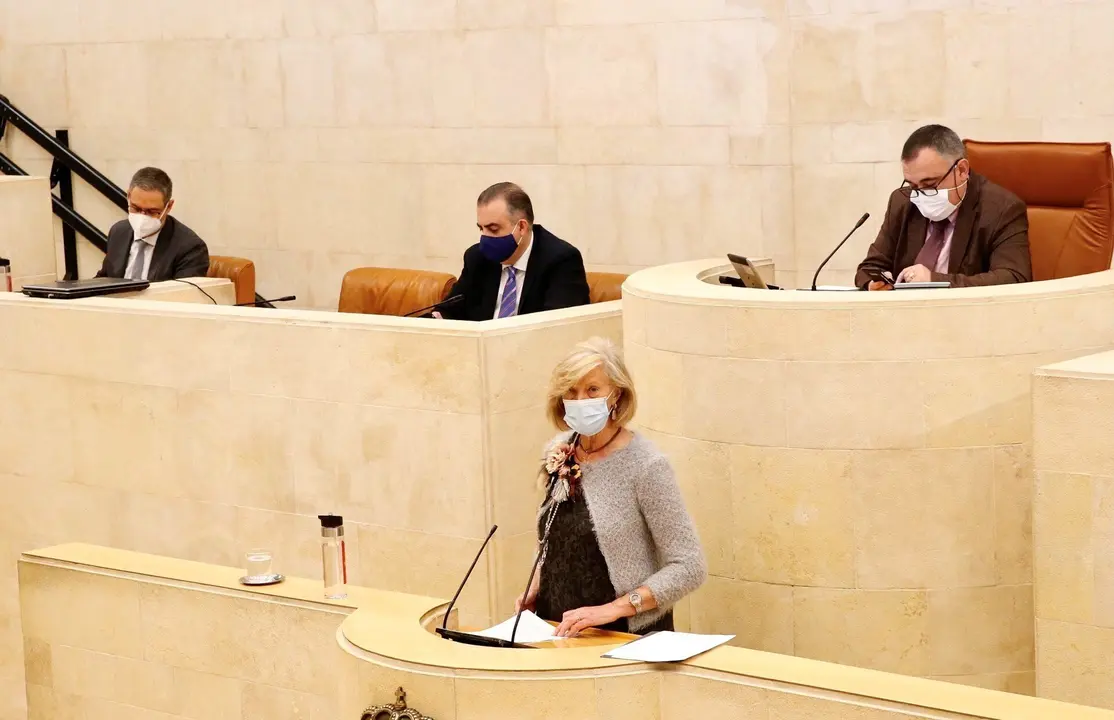 La consejera de Educaci&oacute;n y Formaci&oacute;n Profesional, Marina Lomb&oacute;, comparece, a petici&oacute;n propia, para dar cuenta de los proyectos de su departamento que se financiar&aacute;n con cargo al programa REACT