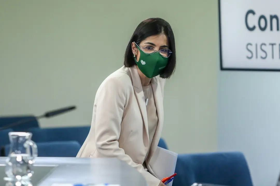 La ministra de Sanidad, Carolina Darias
