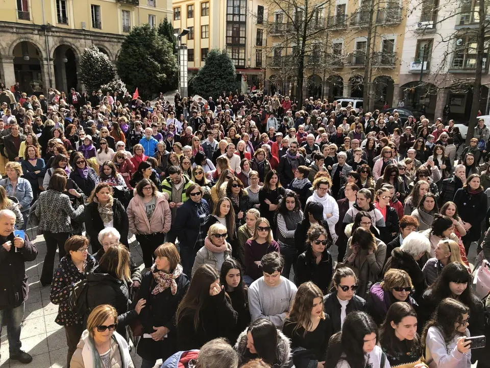 Archivo - Concentraci&oacute;n por el 8M