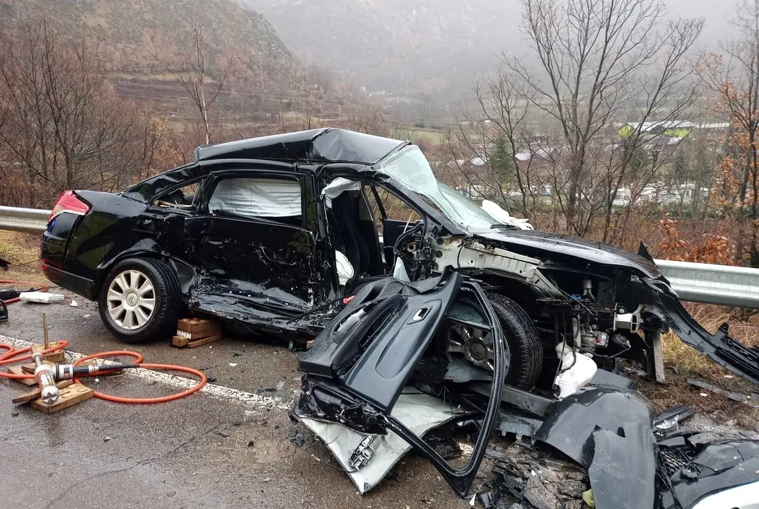 Archivo - Accidente en la A-139