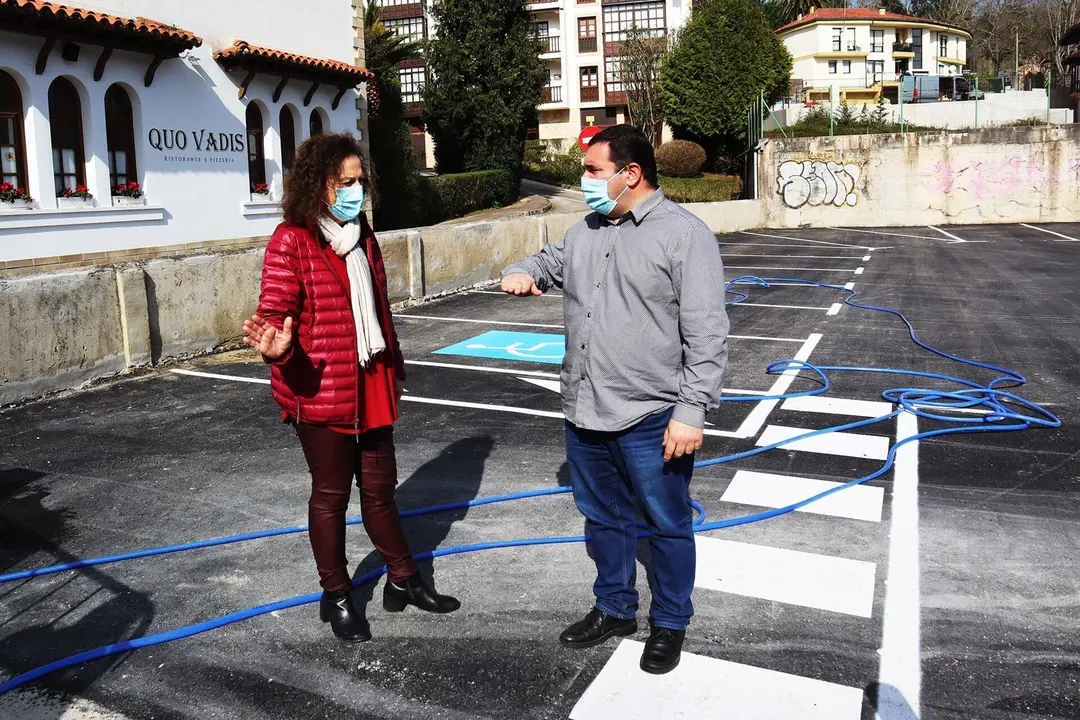 Aparcamiento en Comillas