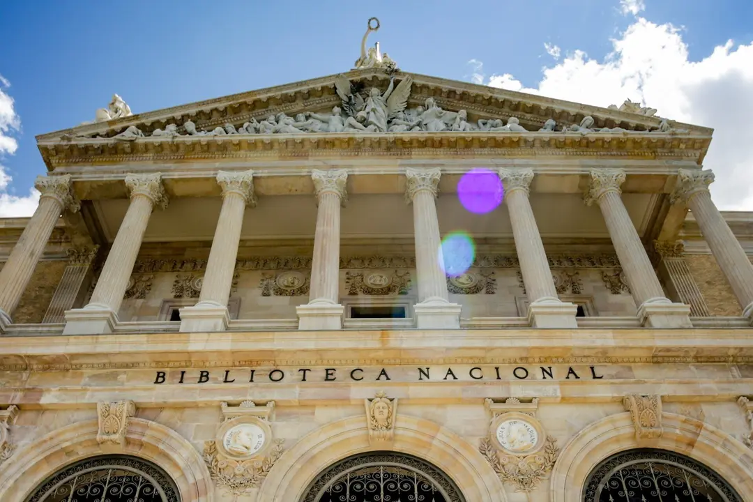 Archivo - Fachada de la Biblioteca Nacional de Espa&ntilde;a (BNE)