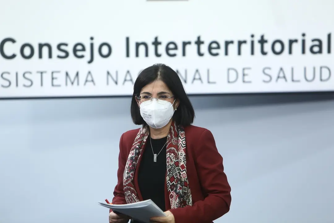 La ministra de Sanidad, Carolina Darias