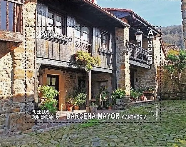 B&aacute;rcena Mayor, localidad de la que Correos ha emitido un sello dentro de la serie 'Pueblos con encanto'