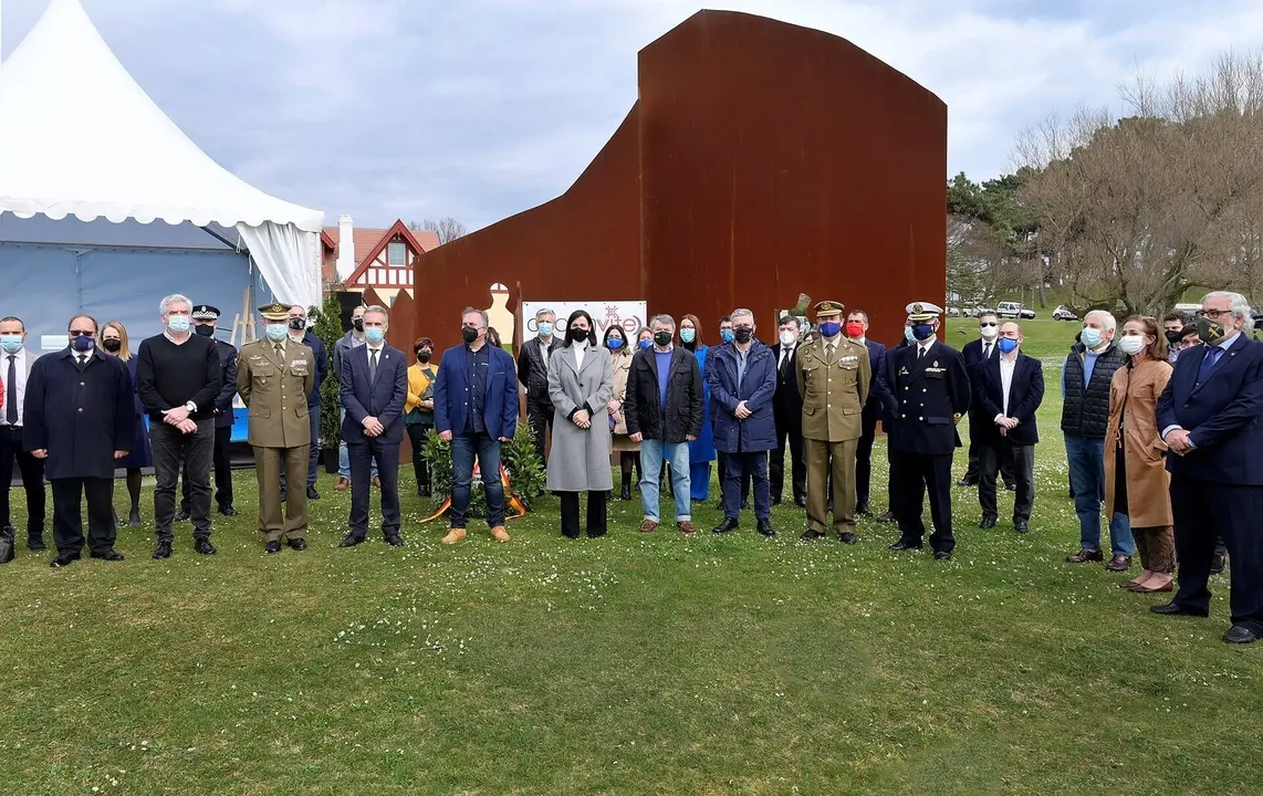 Acto de homenaje a las v&iacute;ctimas del terrorismo en Santander