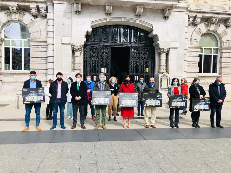 Minuto de silencio en Santander