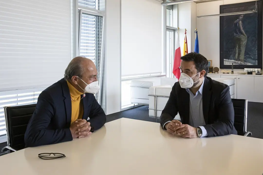 10:00.- Despacho Del Consejero (Pctan)El Consejero De Industria, Turismo, Innovaci&oacute;n, Transporte Y Comercio, Javier L&oacute;pez Marcano, Se Re&uacute;ne Con El Ceo De Pitma, &Aacute;lvaro Millar.10 De Marzo De 2021Fotograf&iacute;a:Silvia Bouzo