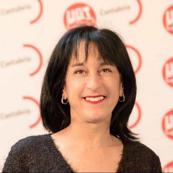 Carmen Meruelo Santibáñez, secretaria general de la Federación de Empleados de los Servicios Públicos de UGT Cantabria