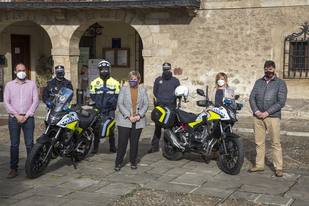 Nuevas motos de la Policía de Camargo
