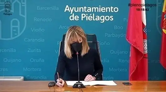 La alcaldesa de Pi&eacute;lagos, Ver&oacute;nica Samperio (PSOE)