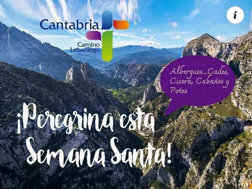 Cartel del Camino Lebaniego