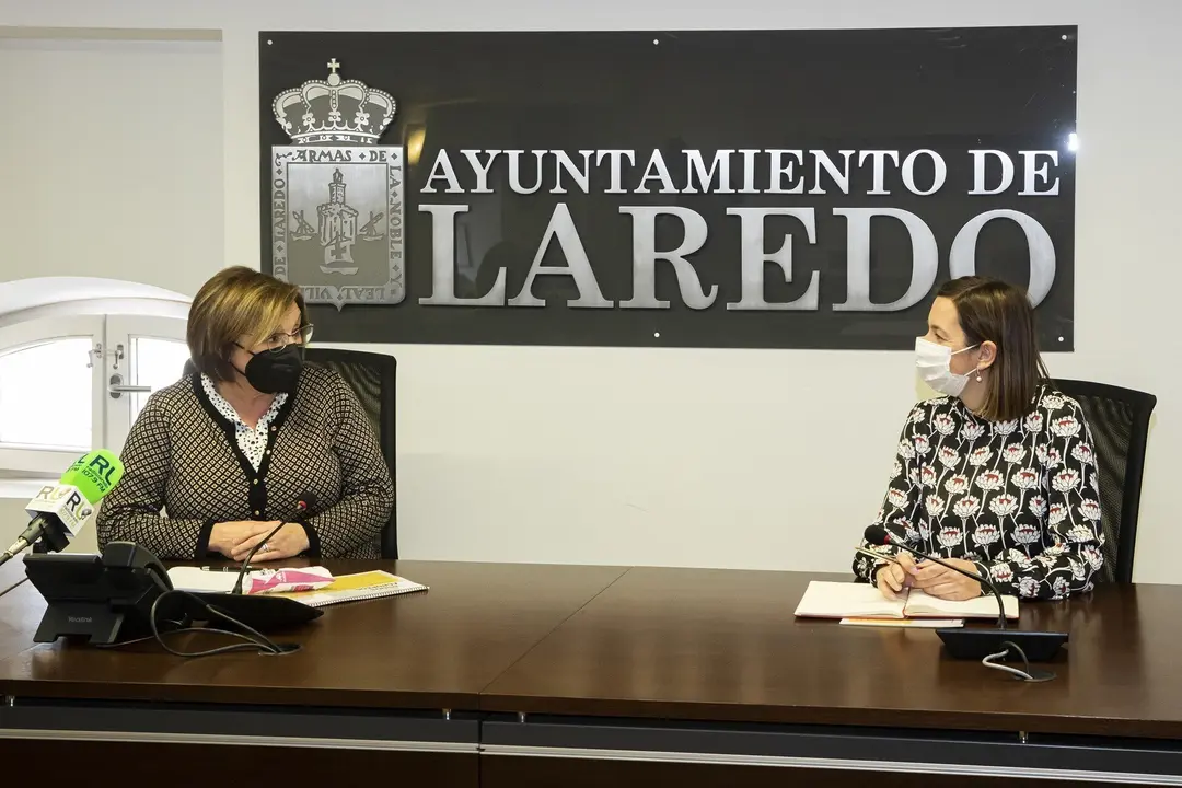 12:30 Horas. Ayuntamiento De Laredola Consejera De Econom&iacute;a Y Hacienda, Mar&iacute;a S&aacute;nchez, Realiza Una Visita Institucional A Dicho Municipio.18 De Marzo De 2021Fotograf&iacute;a: Silvia Bouzo