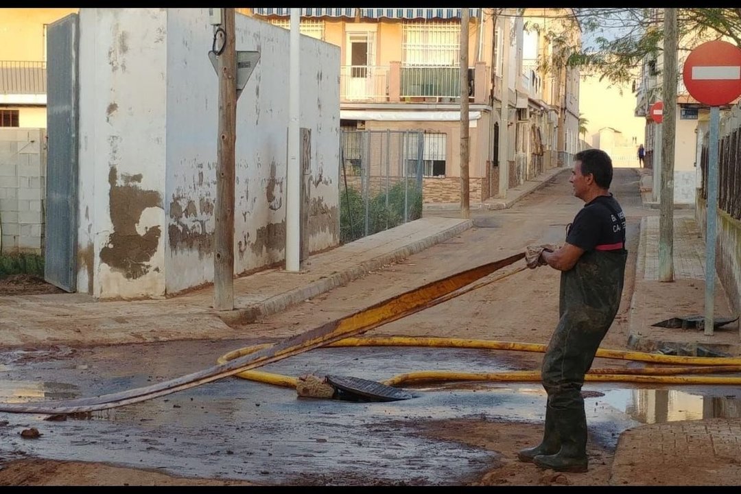 Archivo - Intervenciones de bomberos Cartagena con motivo de las lluvias torrenciales