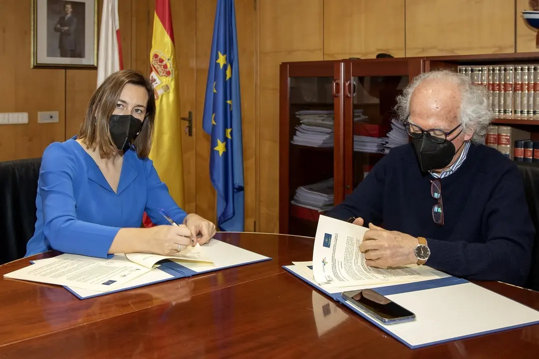 22 De Marzo De 2021 Np Y Foto Econom&iacute;a Firma Convenio Casa De Europa