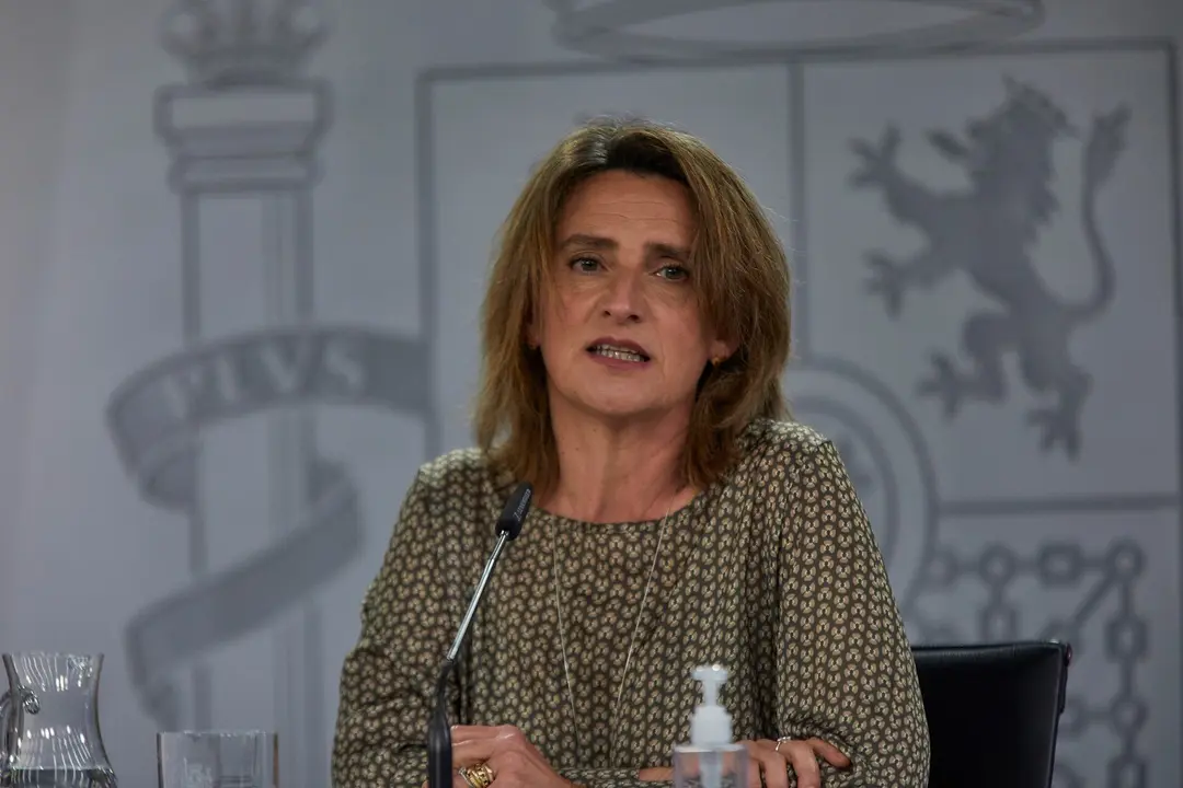 La vicepresidenta cuarta y ministra para la Transici&oacute;n Ecol&oacute;gica y el Reto Demogr&aacute;fico, Teresa Ribera