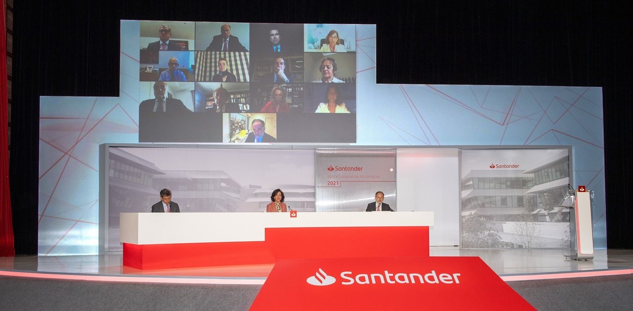 Junta general ordinaria de accionistas de Banco Santander de 2021.