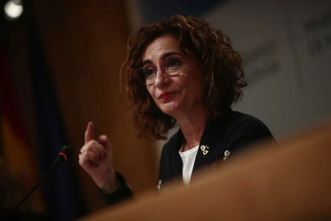 La ministra de Hacienda, Mar&iacute;a Jes&uacute;s Montero