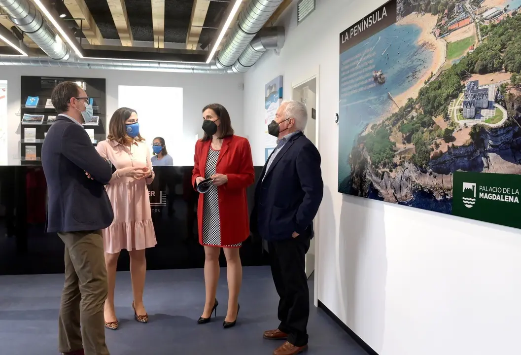 Gema Igual en la renovada Casa de los Guardeses