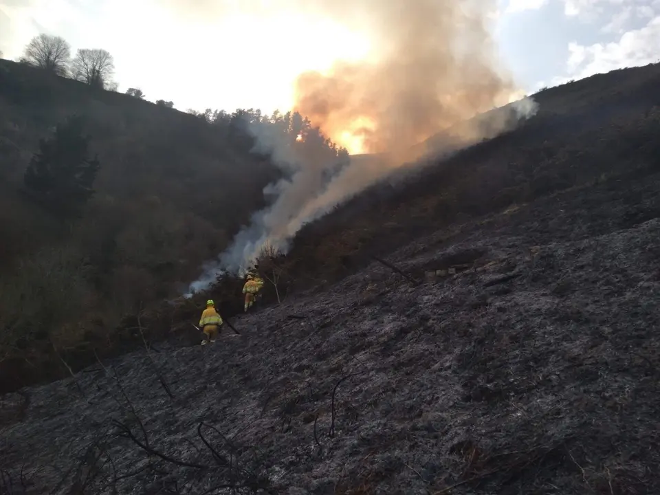 Archivo - Incendio extinguido.- Archivo
