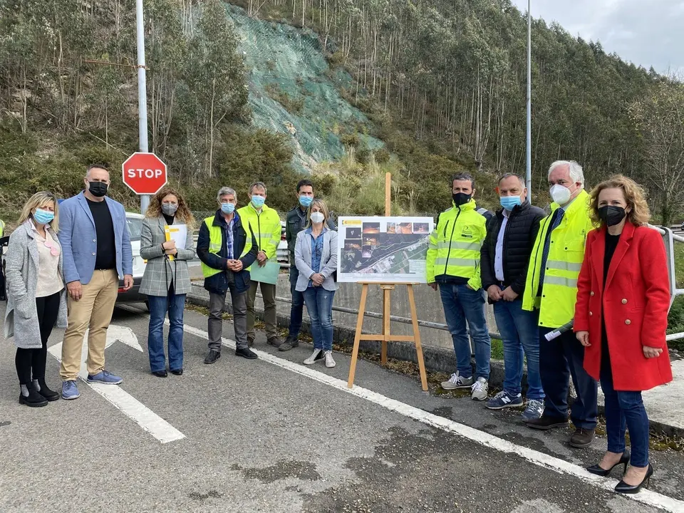 Prsnetaci&oacute;n del proyecto de estabilizaci&oacute;n del argayo en la N-634, en Cabez&oacute;n de la Sal