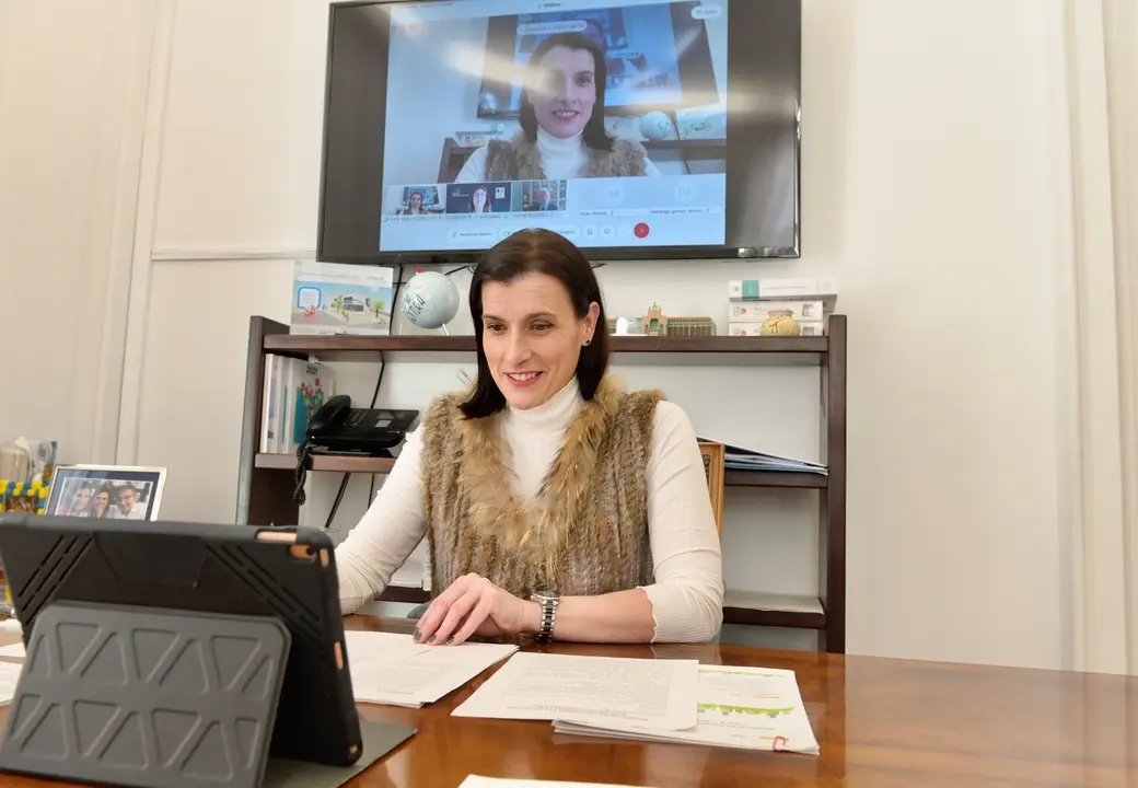 La alcaldesa de Santander, Gema Igual en el foro