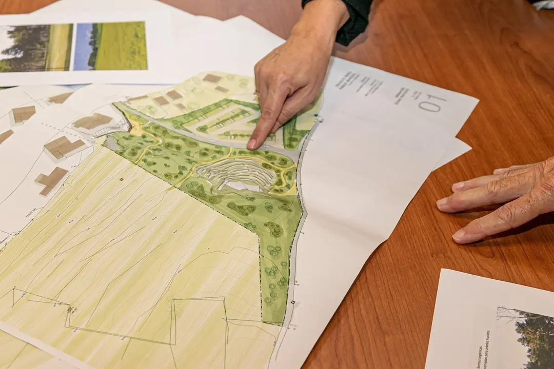 Archivo - Plano del proyecto de Prado Infante