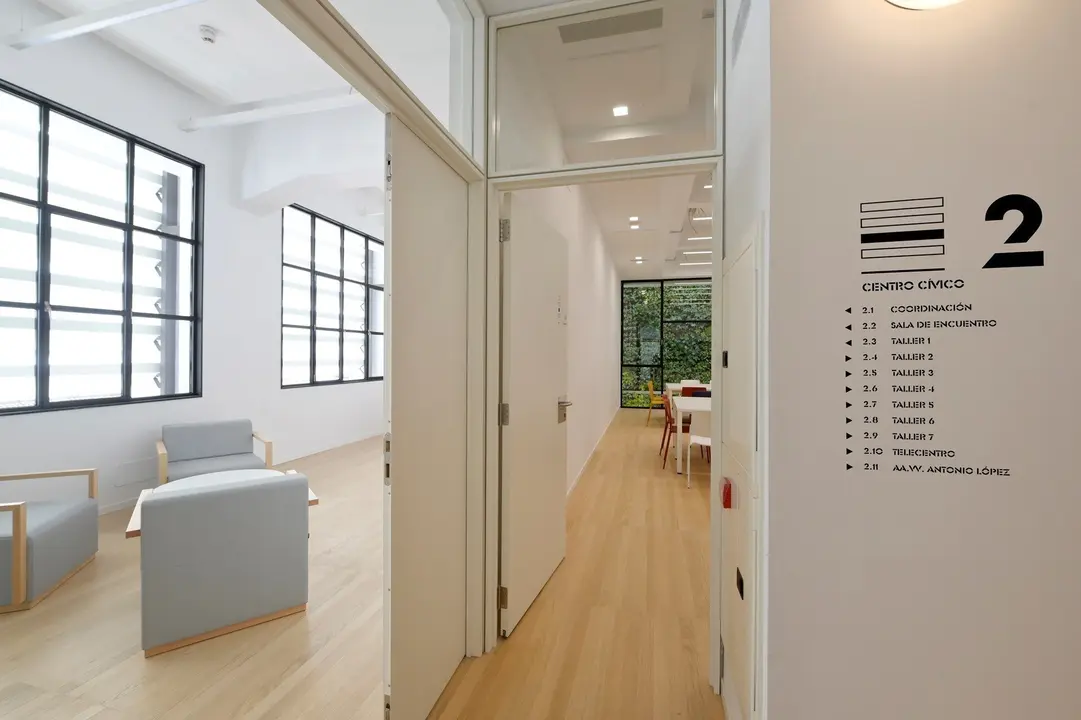 Archivo - Sala del centro c&iacute;vico de Tabacalera