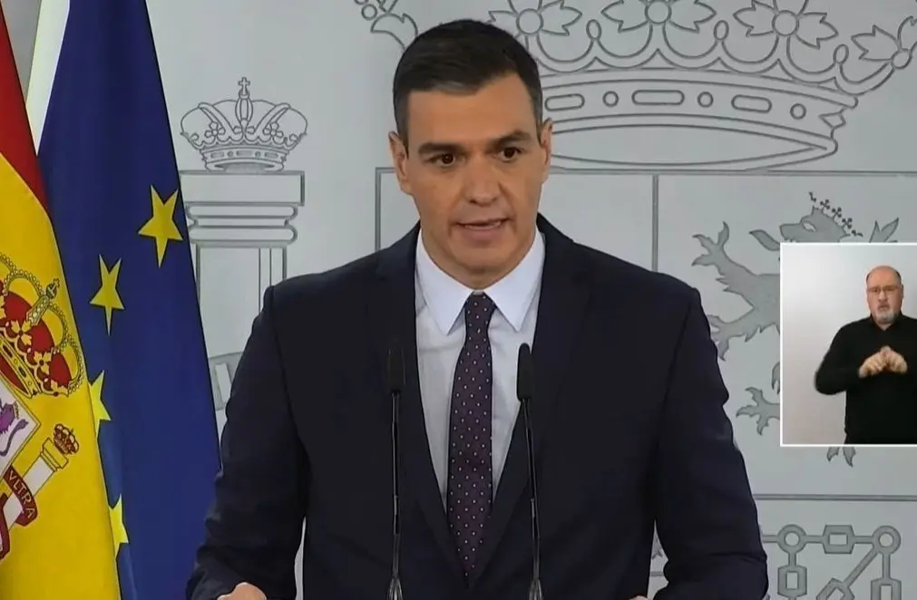 El presidente del Gobierno, Pedro S&aacute;nchez.