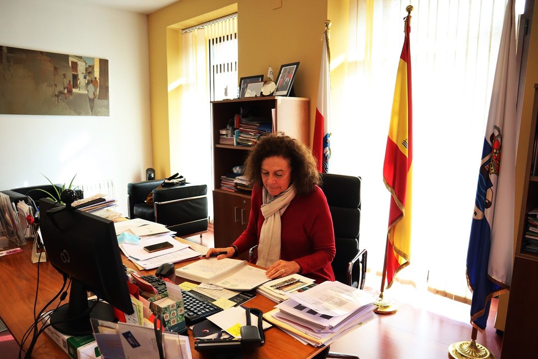 Archivo - La alcaldesa de Comillas, Teresa Noceda