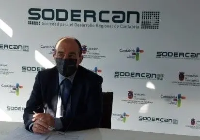 El consejero delegado de Sodercan, Rafael P&eacute;rez Tezanos, durante la jornada
