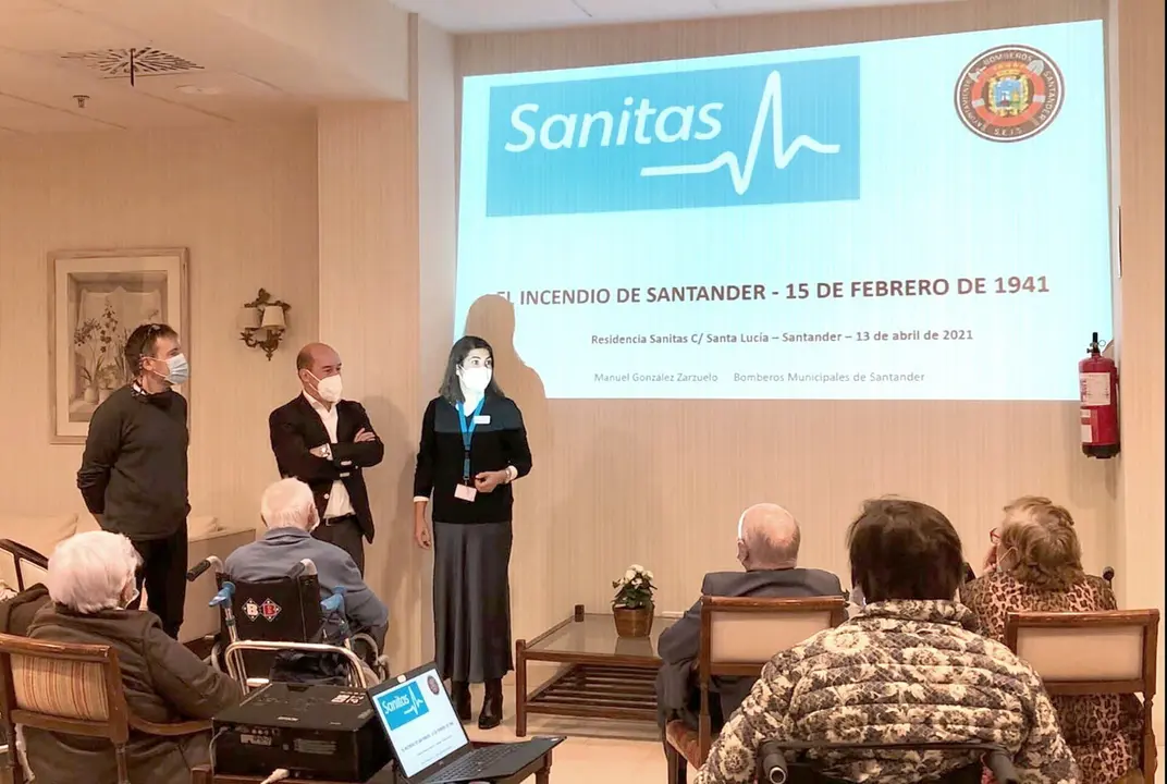 Charlas sobre el incendio de Santander de 1941 en las residencias de mayores