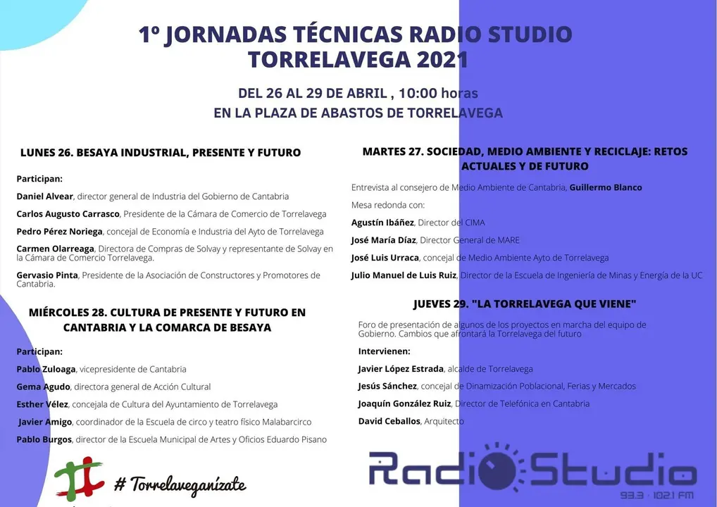 Cartel de las I Jornadas T&eacute;cnicas