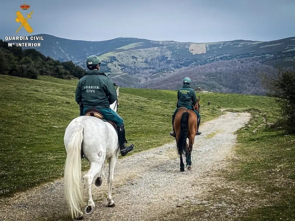 Escuadra de caballer&iacute;a de la Guardia Civil