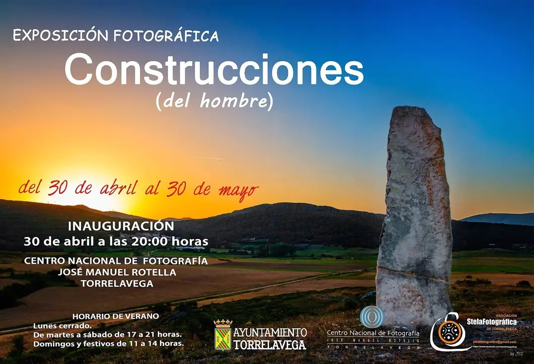 Cartel exposici&oacute;n 'Construcciones del hombre'