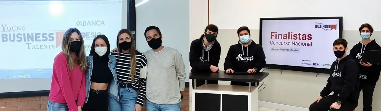 Dos equipos finalistas del Young Business Talents