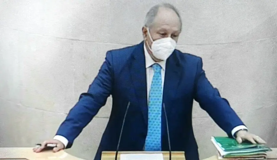 El abogado de la C&aacute;mara Agraria de Cantabria, Jos&eacute; Mar&iacute;a Riego