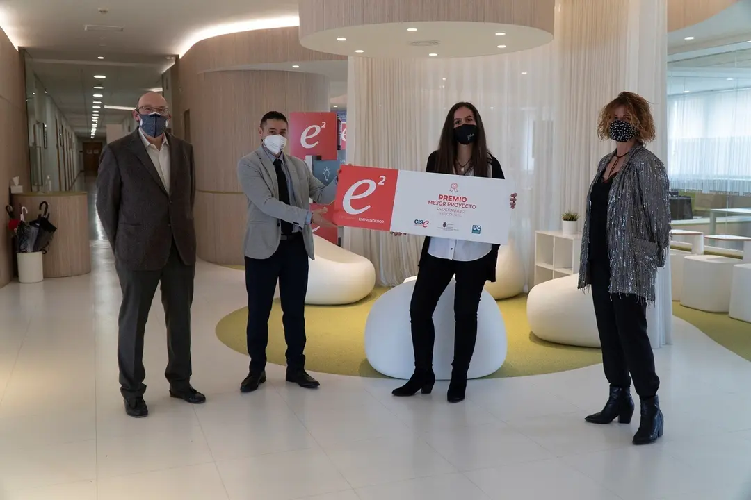 De izquierda a derecha, Federico Guti&eacute;rrez-Solana; Daniel P&eacute;rez; Carmen Marcos y Teresa Iglesias.