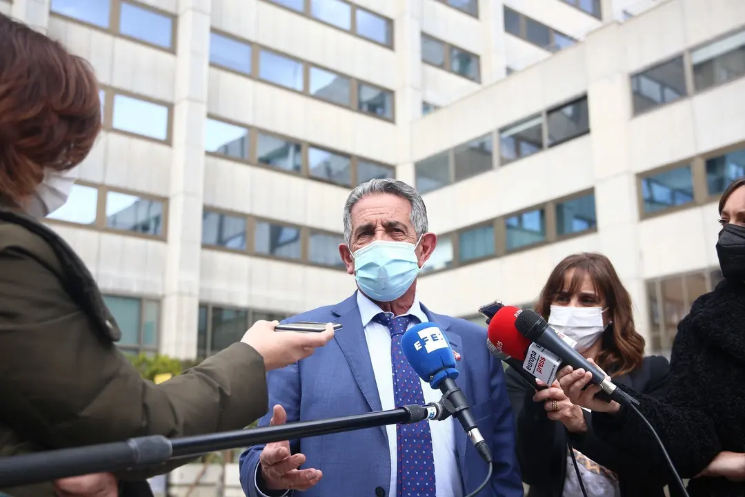 El presidente de Cantabria, Miguel &Aacute;ngel Revilla