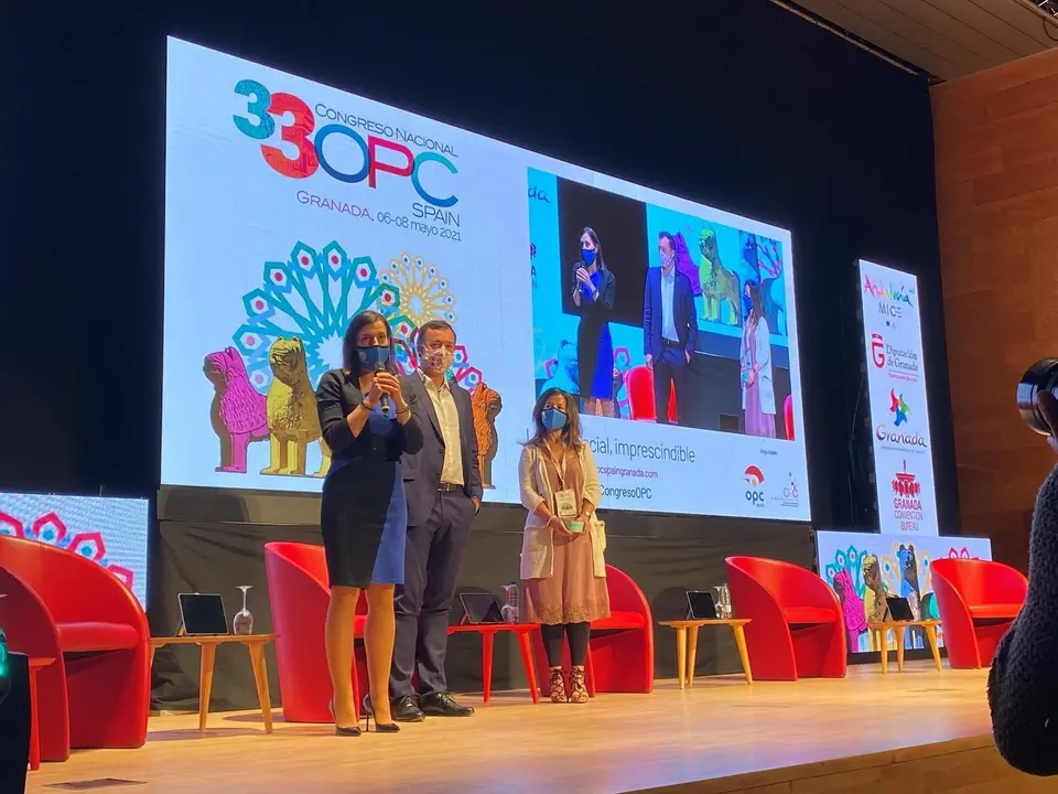 Gema Igual interviene en el encuentro de OPC