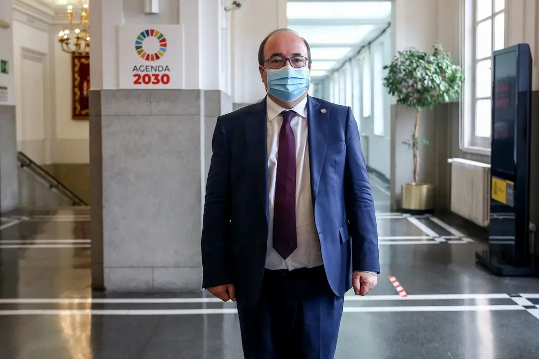 El ministro de Pol&iacute;tica Territorial y Funci&oacute;n P&uacute;blica, Miquel Iceta.