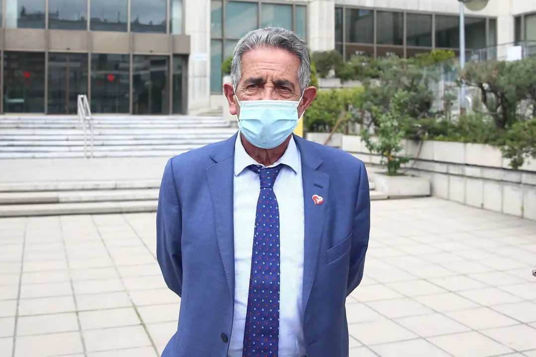 El presidente de Cantabria, Miguel &Aacute;ngel Revilla