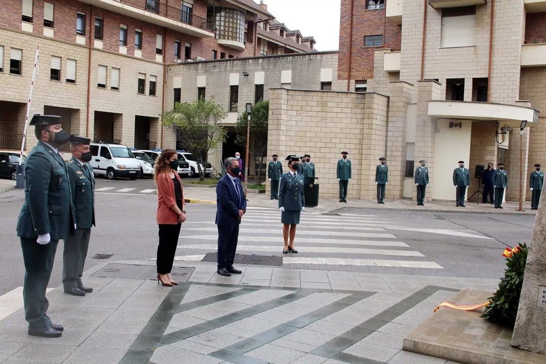 Acto homenaje 177 aniversario de la Guardia Civil celebrado en Campogiro