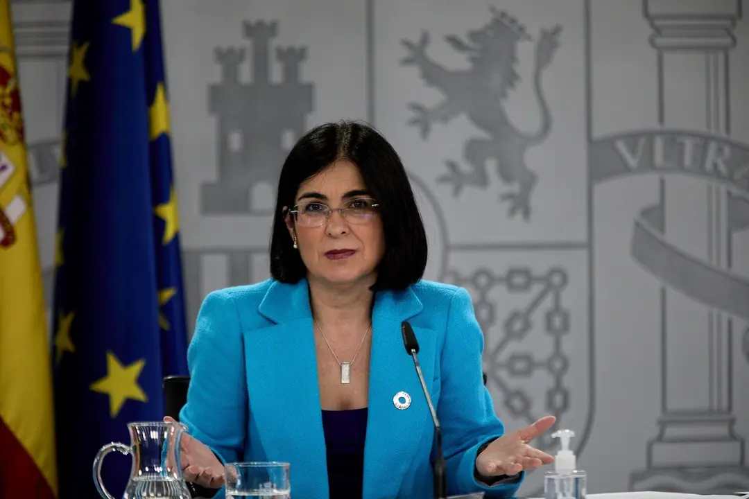 La ministra de Sanidad, Carolina Darias 