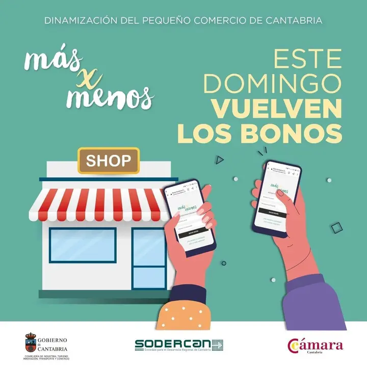 Cartel de la campa&ntilde;a 'M&aacute;s x menos'