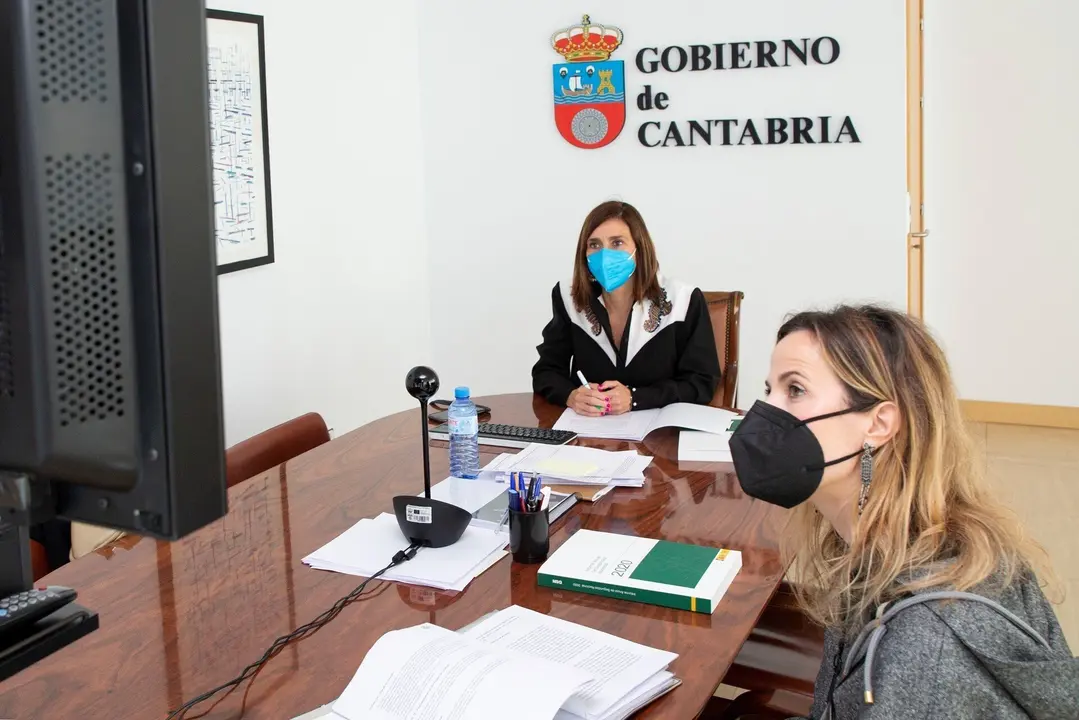 La consejera de Presidencia, Interior, Justicia y Acci&oacute;n Exterior, Paula Fern&aacute;ndez, participa de forma telem&aacute;tica en la reuni&oacute;n de la Conferencia Sectorial de Seguridad Nacional