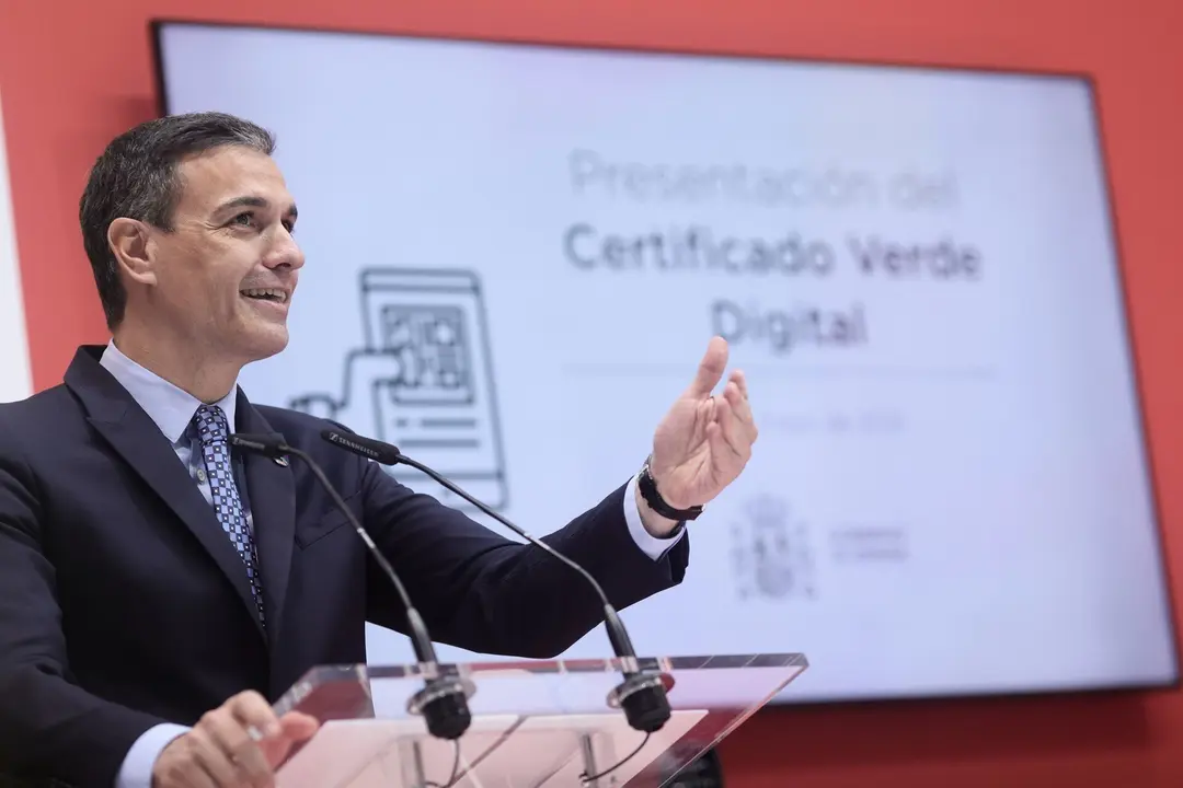 Pedro S&aacute;nchez en Fitur 2021
