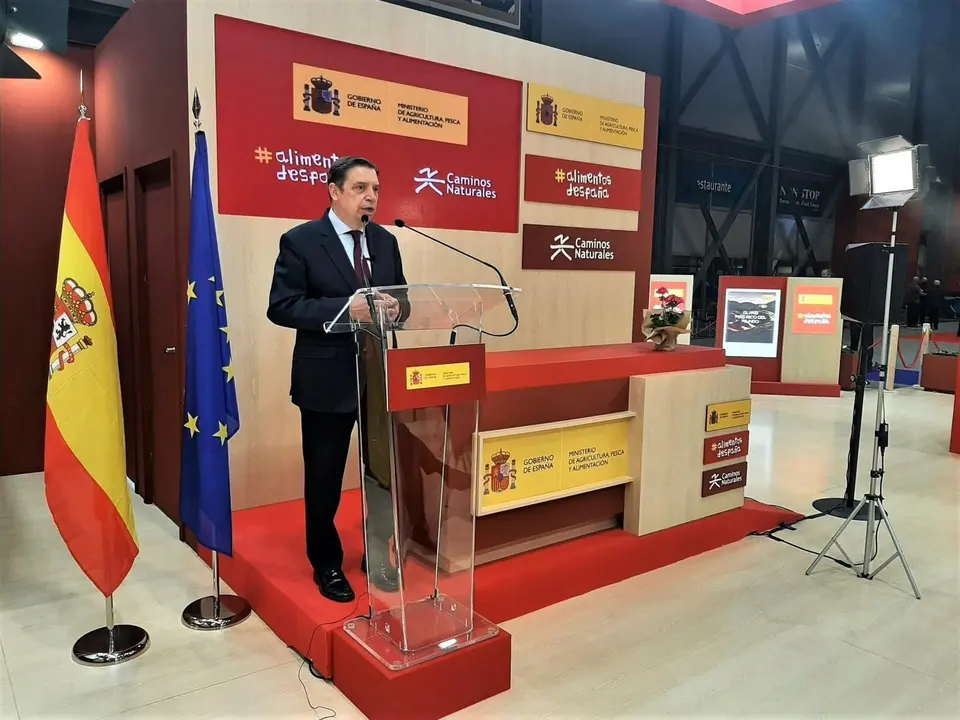 El ministro de Agricultura, Pesca y Alimentaci&oacute;n, Luis Planas en Fitur