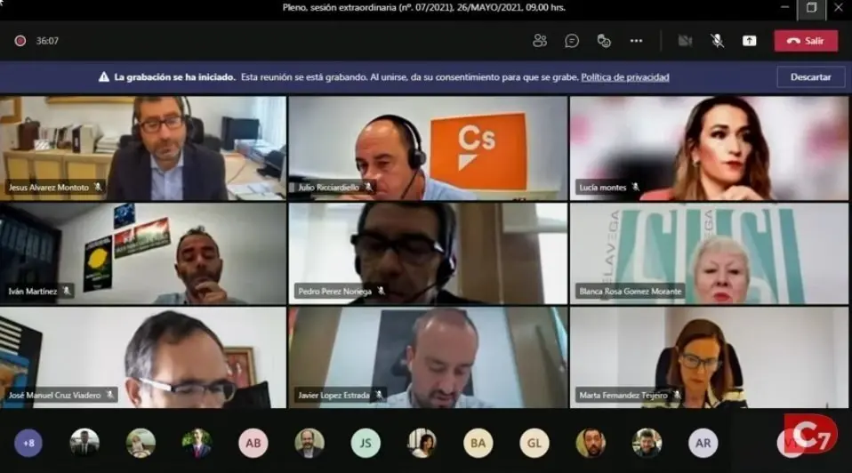 Archivo - Pleno telem&aacute;tico de Torrelavega