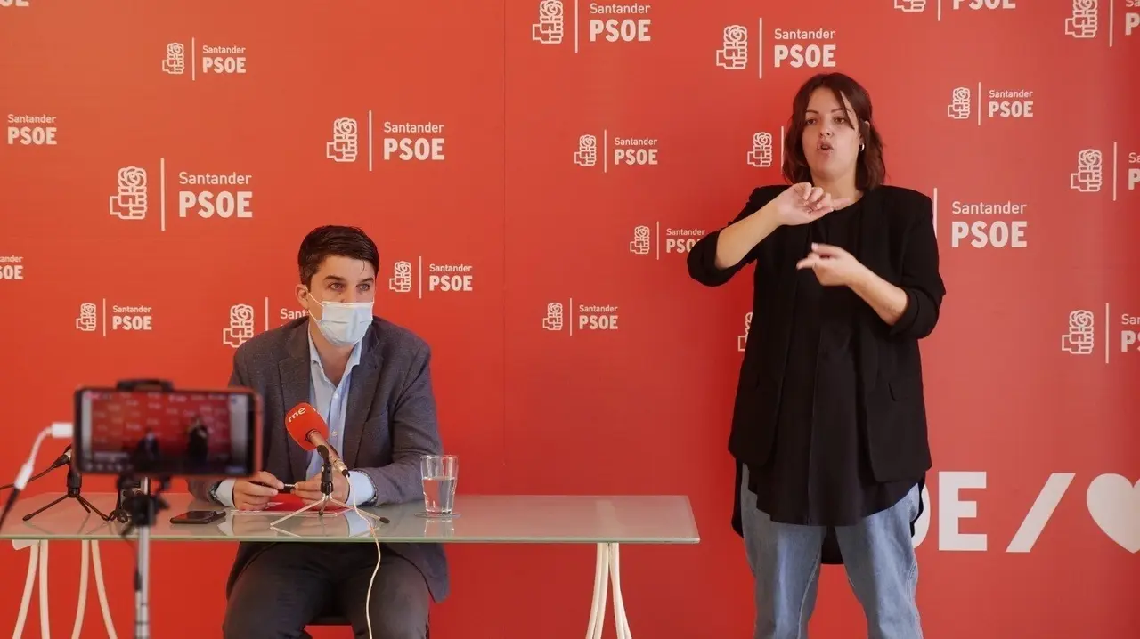 El portavoz del PSOE de Santander, Daniel Fern&aacute;ndez